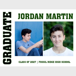 Fossil Ridge High School graduation yard signs