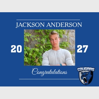 Resurrection Christian School graduation yard signs