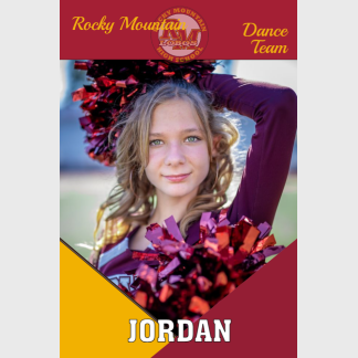 Rocky Mountain High School dance team poster