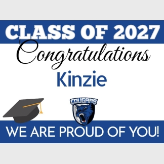 Resurrection Christian School graduation yard signs