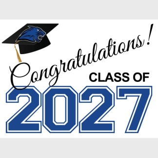 Resurrection Christian School graduation yard signs