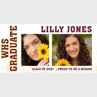 Windsor High School graduation photo banner